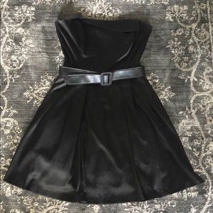 White House Black Market Strapless LBD